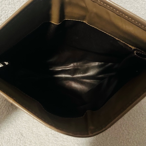 Mario Valentino Monogram Brown Clutch - Picture 9 of 11